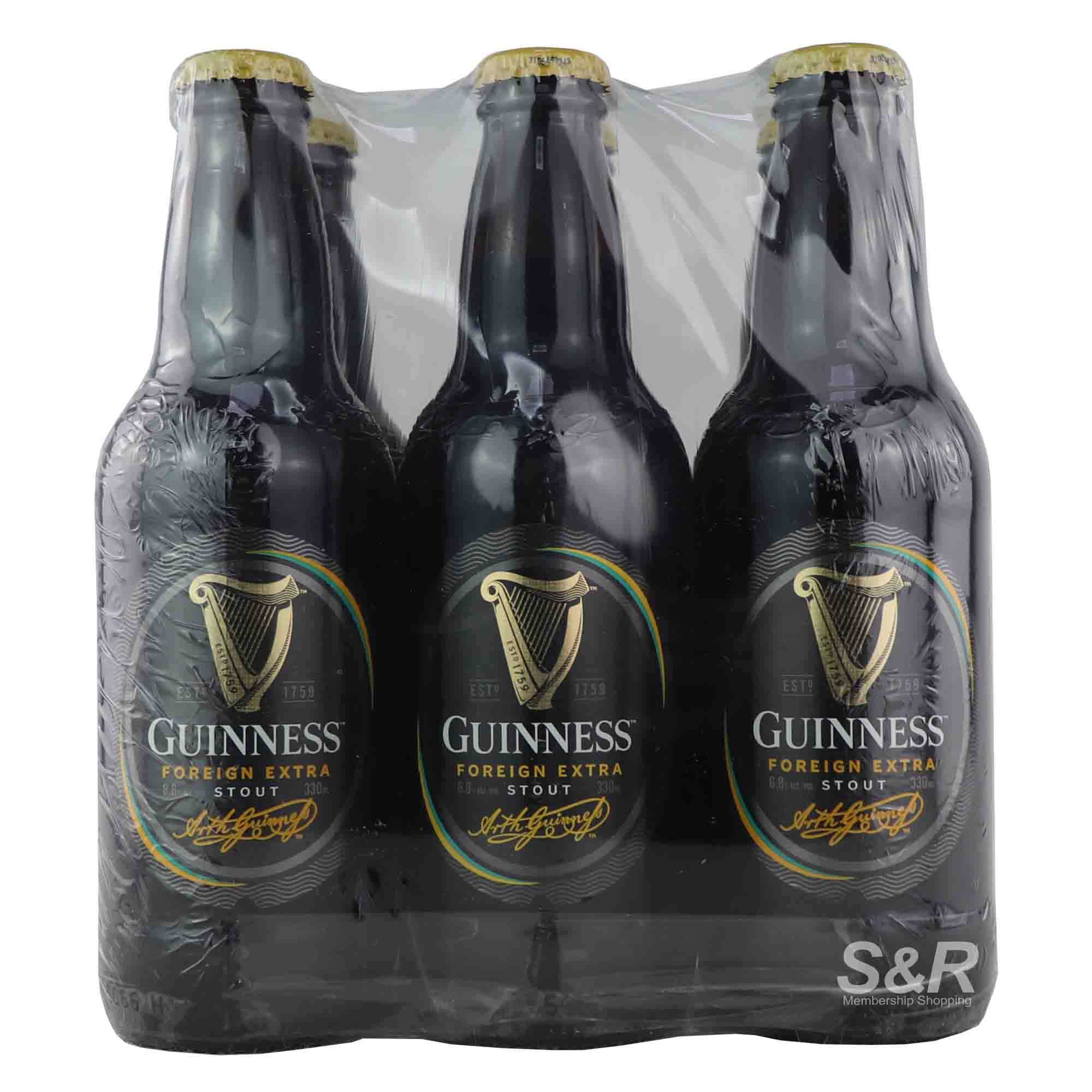 Guinness Foreign Extra Stout Beer (330mL x 6pcs)